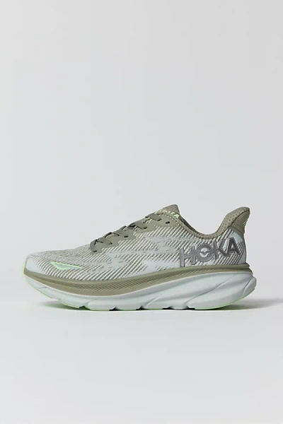 Hoka One One Clifton 9 Running Sneaker In Olive, Men's At Urban Outfitters