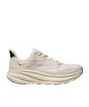 Hoka One One Clifton 9 Lace-up Sneakers In White