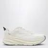 Hoka Clifton 9 White Low Sneaker In Beige