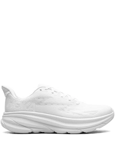 HOKA CLIFTON 9 "WHITE" SNEAKERS
