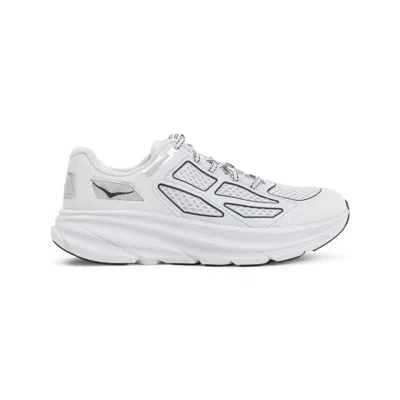 Hoka One One Gray Clifton One9 Sneakers In Silver