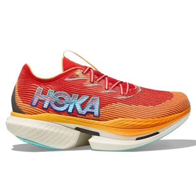 Pre-owned Hoka One One Hoka Cielo X Unisex Running Carbon Race Shoes 1147910-cssl In Orange