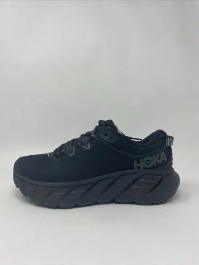 Pre-owned Hoka One One Hoka Women's Gaviota 3 Running Shoe Black/black