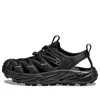 Hoka One One Black Hopara Technical Sandals In Black