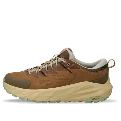 Hoka One One Kaha Low Gore-tex 'elite Terrain System - Wheat Mushroom' In Brown