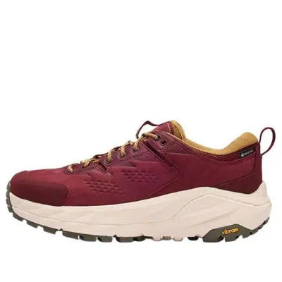Hoka One One Kaha Low Gtx 'burgundy Cream' In Multi