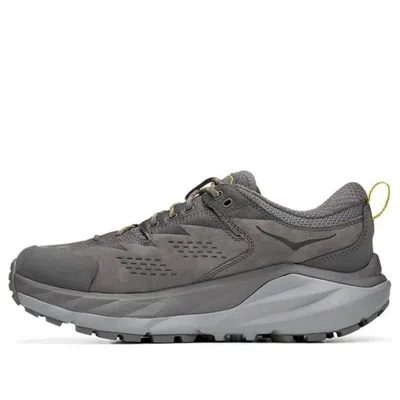 Hoka One One Kaha Low Gtx 'charcoal Grey Green Sheen' In Gray