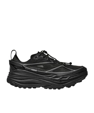 Hoka One One Lace-up Sneakers In Black