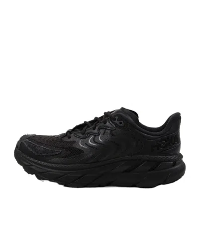 Hoka Lace Up Sneakers In Black