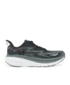 Hoka Clifton 9 Knitted Sneakers In Black