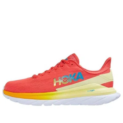 Hoka One One Mach 4 'hot Coral' In Orange