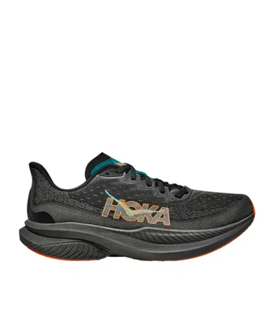 Hoka Mach 6 Lace-up Trainers In Black