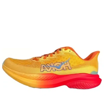 Hoka One One Mach 6 'poppy Squash' In Yellow