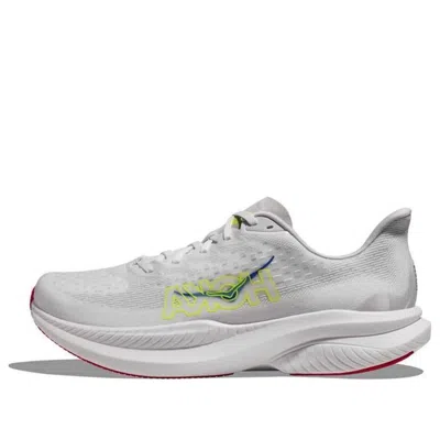 Hoka One One Mach 6 'white Nimbus Cloud' In Gray