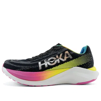 Hoka Mach X Running Shoe In Black/silver