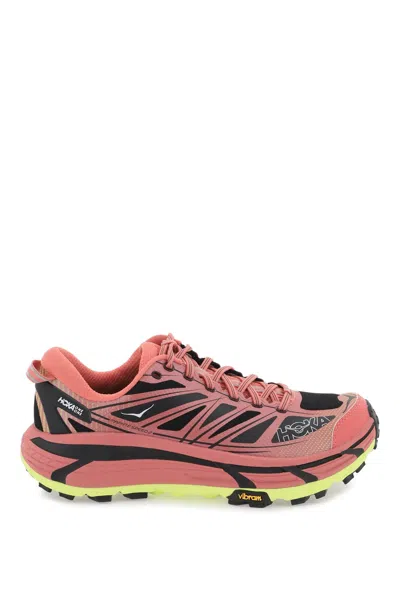 Hoka Mafate Speed 2 Colour-block Sneakers In Cly Clay / Black