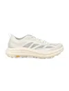Hoka Off White Lace Up Sneakers In Gray