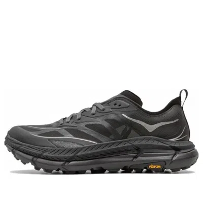 Hoka One One Mafate Speed 4 Lite 'black Outer Orbit' In Gray