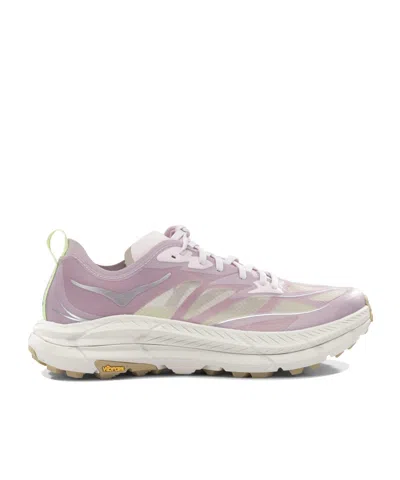 Hoka One One Mafate Speed 4 Lite Lace-up Sneakers In Pink