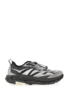 Hoka Mafate Speed 4 Lite Black Low Top Sneakers With Mesh Panels In Tech Fabric Unisex In Multi