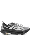 Hoka Mafate Speed 4 Lite Black Low Top Sneakers With Mesh Panels In Tech Fabric Unisex In Multi