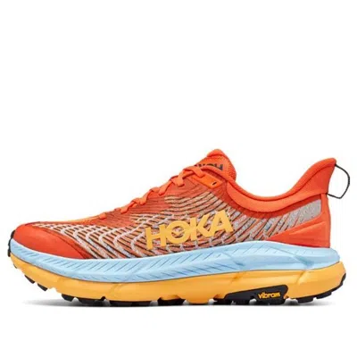Hoka One One Mafate Speed 4 'puffin's Bill Orange' In Red