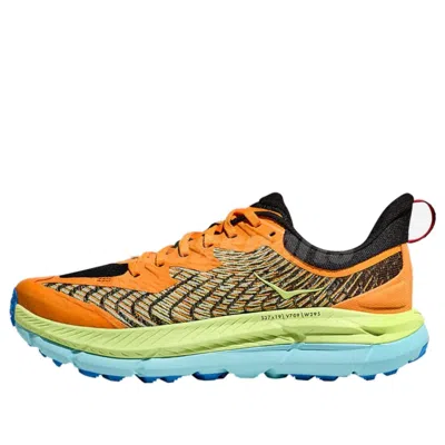 Hoka One One Mafate Speed 4 'solar Flare Lettuce' In Orange