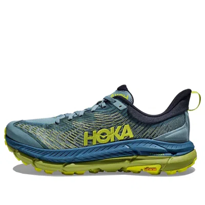 Hoka One One Mafate Speed 4 'stone Blue Dark Citron'