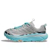 Hoka One One Mafate Three 2 'stardust Cloudless' In Gray