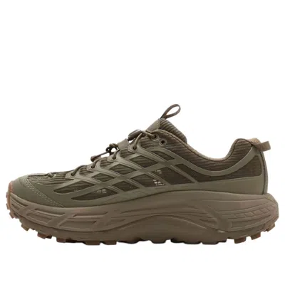 Hoka One One Mafate Three2 Grid Jp 'antique Olive' In Green