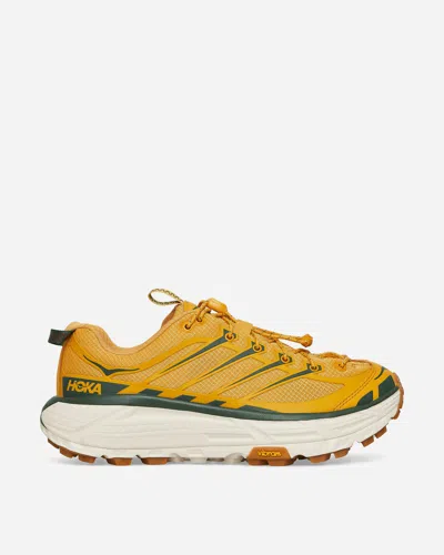 Hoka One One Mafate Three2 Running Shoes In Yellow