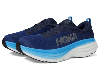 Pre-owned Hoka One One Man's Sneakers & Athletic Shoes Hoka Men's Bondi 8 In Outer Space/all Aboard