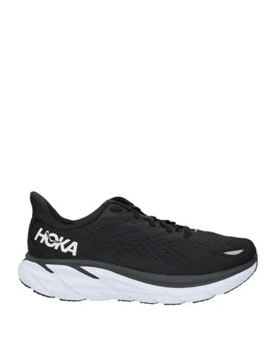 Hoka One One Man Sneakers Black Size 8 Textile Fibers In Multi