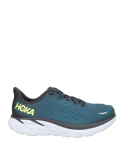 Hoka One One Man Sneakers Deep Jade Size 8.5 Textile Fibers In Green