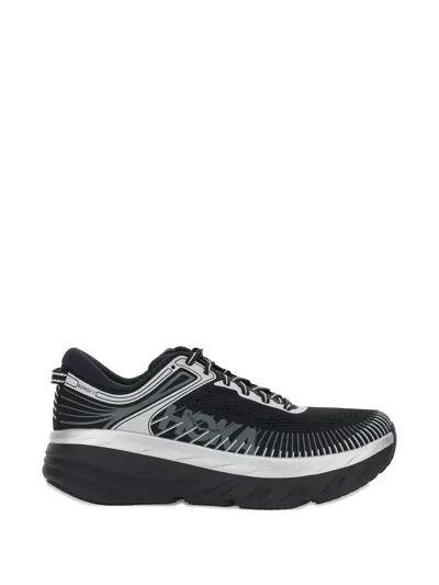 HOKA HOKA ONE ONE MEN'S REFLECTIVE LACE-UP SNEAKERS WITH EXTENDED HEEL PULL