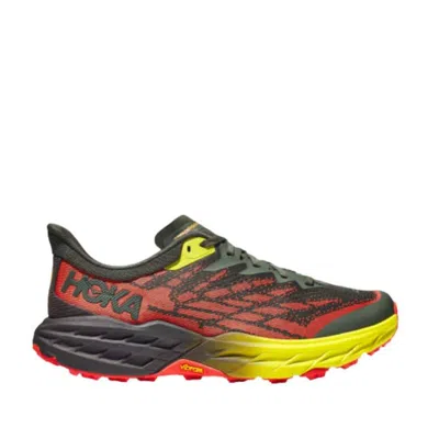 Hoka One One Speedgoat 5 Trail Running Sneakers In Black