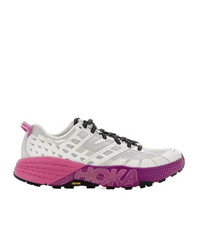 Hoka One One Mesh Trail Running Shoes In Multi