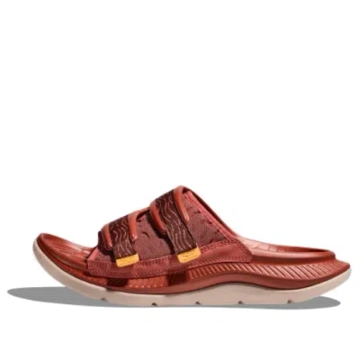 Hoka One One Ora Luxe Recovery Slide 'hot Sauce'