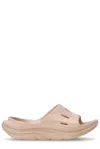 Hoka Ora Recovery Mules In Beige