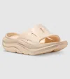 Hoka One One Ora Recovery Slide 3 1135061-vlv Unisex Cream Slip On Sandals Asm85 (beige,w13-m11)