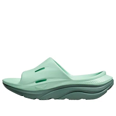 Hoka One One Ora Recovery Slide 3 'mist Green Trellis'