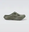 Hoka Gender Inclusive Ora Recovery Mule In Green