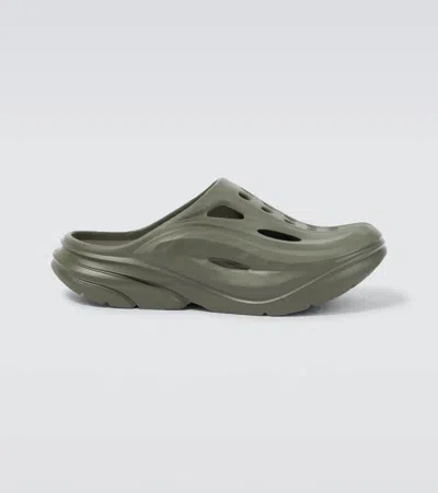 Hoka Gender Inclusive Ora Recovery Mule In Slate/slate