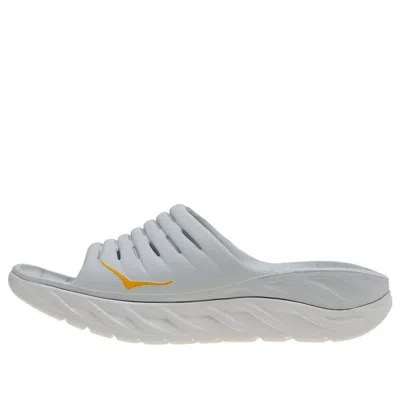 Hoka One One Recovery Slide2 'lunar Rock Radiant Yellow' In Multi
