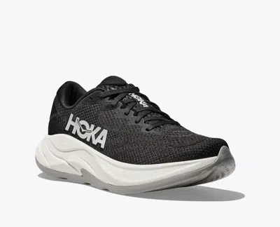 HOKA ONE ONE RINCON 4 1155130-BBLC SNEAKER MENS BLACK LACE UP ROAD RUNNING SHOES