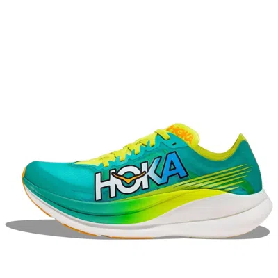 Hoka One One Rocket X 2 'ceramic Evening Primrose' In Green