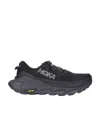 Hoka Round Head Fastened With Low-top Casual Sneakers In Black