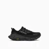 Hoka Round Head Fastened With Low-top Casual Sneakers In Black
