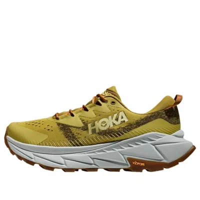 Hoka One One Skyline 'golden Lichen' In Green