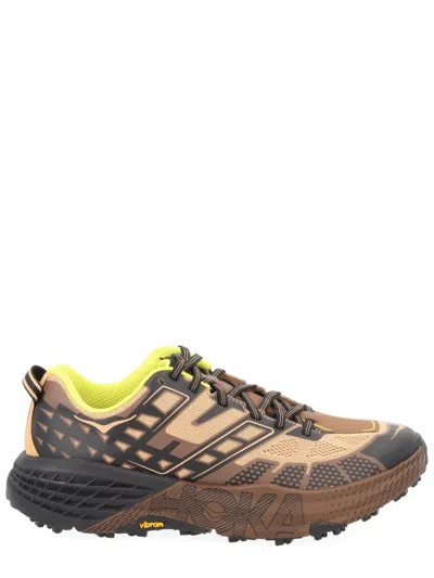 Hoka Maison Margiela Cropped Jeans With Frayed Hem In Multi